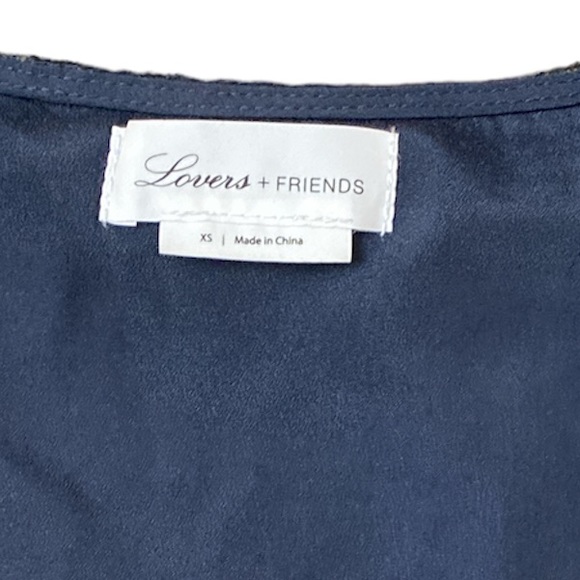 Lovers + Friends Open Front Cropped Blouse With Tie - Picture 8 of 9